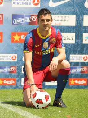 Barselona'nın yeni imza David Villa
