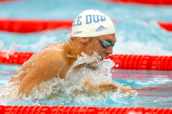 Frans Olympisch kampioen zwemmer hugues duboscq — Stockfoto