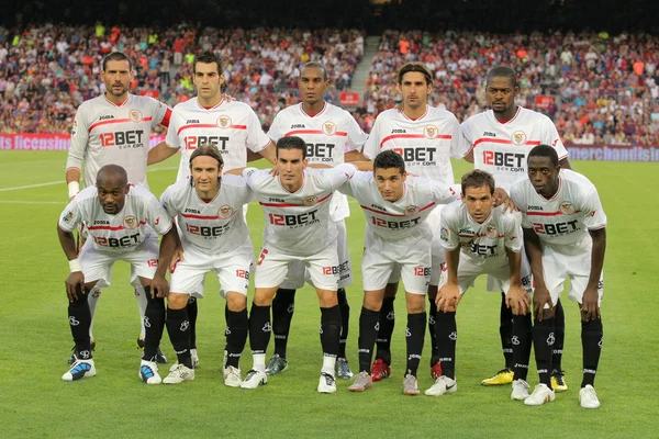 Equipe de Sevilla fc — Fotografia de Stock