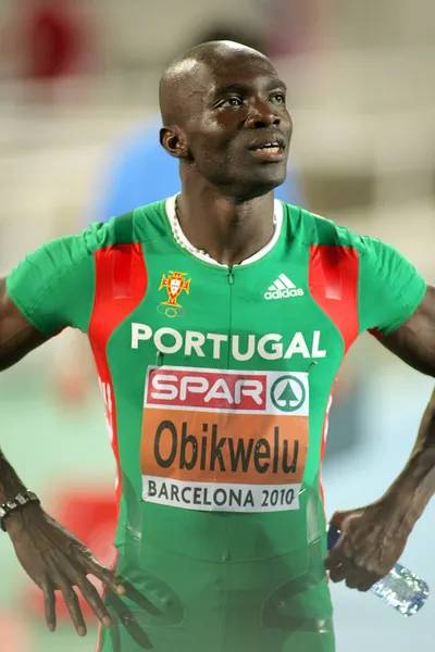 Francis obikwelu von portugal — Stockfoto