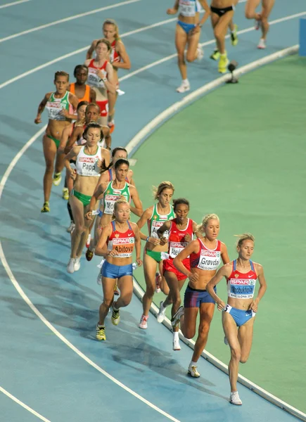Konkurrenter på 10000m Kvinner – stockfoto