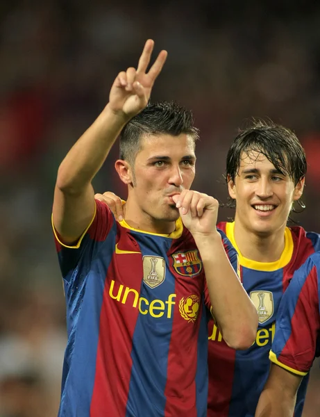 David villa w Barcelonie — Zdjęcie stockowe