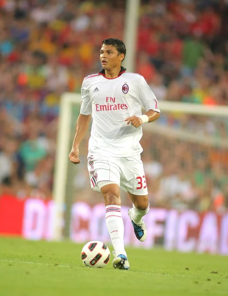 Thiago silva spelare i ac milan — Stockfoto