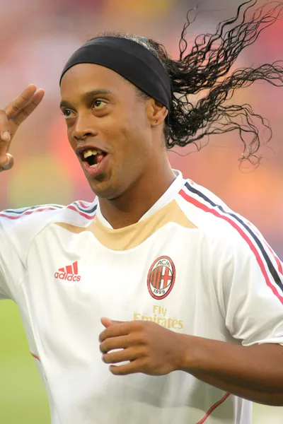 Brazylijski piłkarz ronaldinho — Zdjęcie stockowe