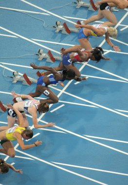 100m Bayan yarışmacılar