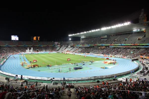 Stadion olimpijski z Barcelony — Zdjęcie stockowe