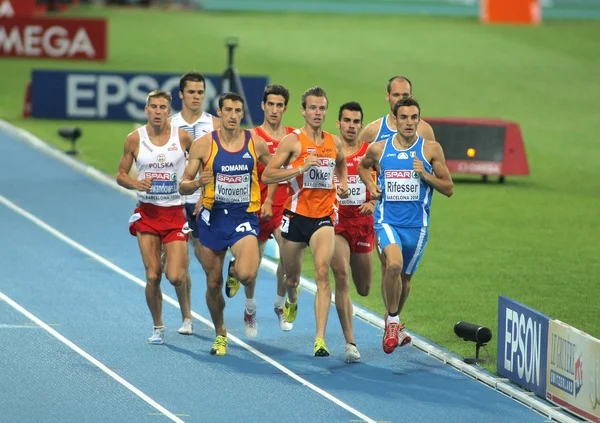 Competidores de 800m Hombres — Foto de Stock