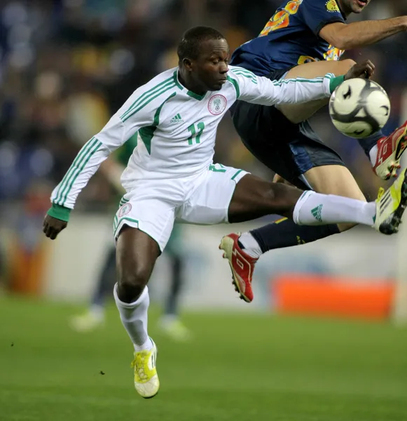 Jogador nigeriano Ejike Uzoenyi — Fotografia de Stock