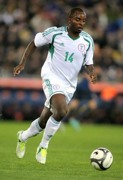 Игрок Нигерии Sunday Mba — стоковое фото