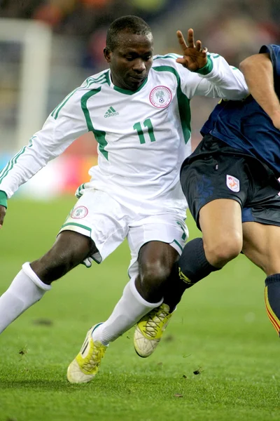 Nigerian pelaaja Ejike Uzoenyi — kuvapankkivalokuva