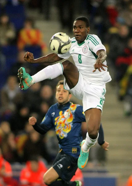 Nigerian pelaaja Brown Ideye — kuvapankkivalokuva