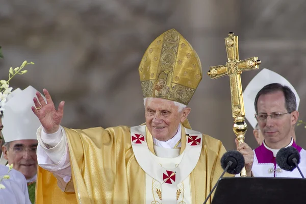 Papst benedikt xvi (joseph alois ratzinger) lizenzfreie Stockfotos