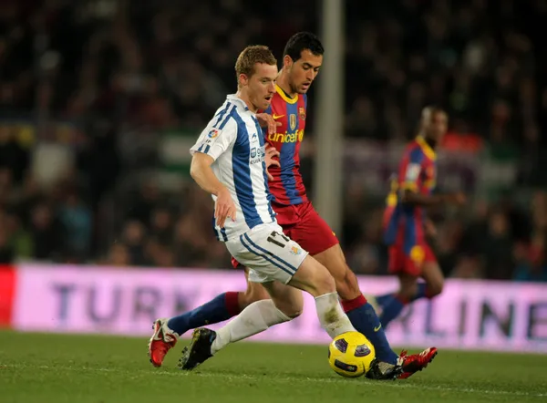 David Zurutuza of Real Sociedad in action — Stock Photo, Image