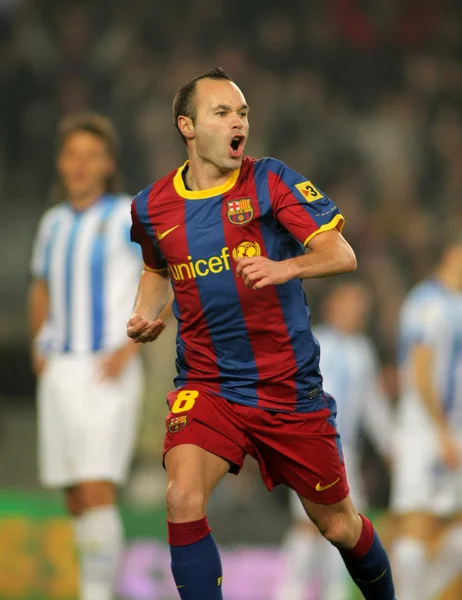 Andres iniesta της Βαρκελώνης — Φωτογραφία Αρχείου