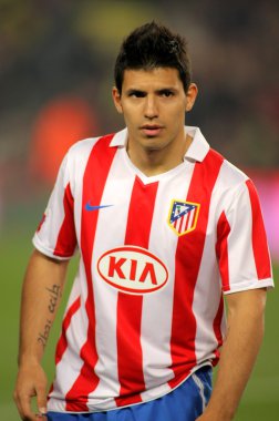 Kun Aguero of Atletico Madrid