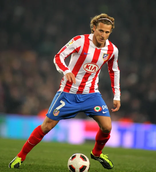 Diego Forlan of Atletico Madrid — Stock Photo, Image