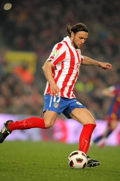 Tomas Ujfalusi of Atletico Madrid — Stock Photo, Image