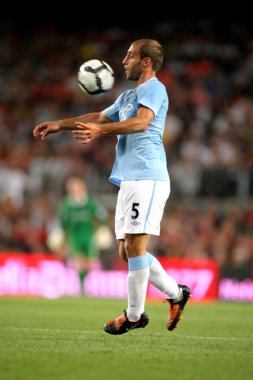 Manchester City's Arjantinli defans Pablo Zabaleta