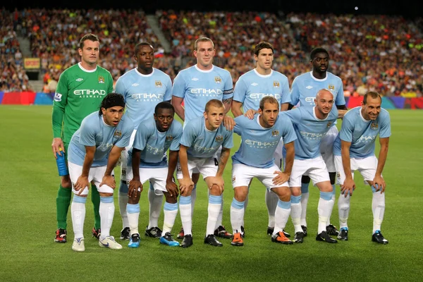 Manchester City Team — Stock Photo, Image