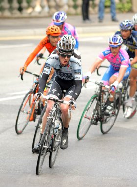 Saxo Bank'ın bisikletçi Danimarka Andree Steensen