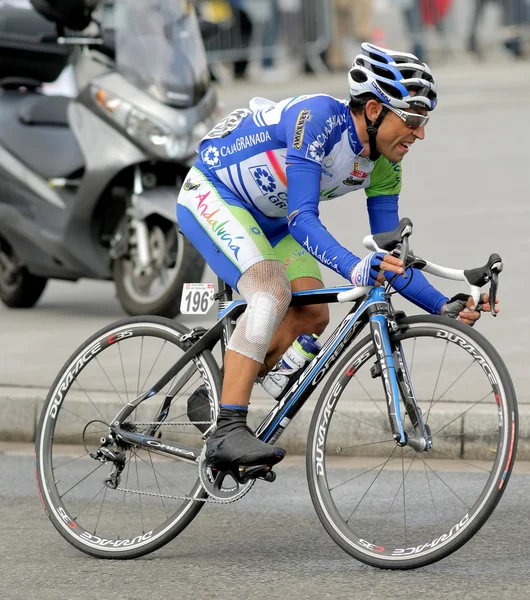 Andalucia Caja Granadas cyklist Adrian Palomares — Stockfoto