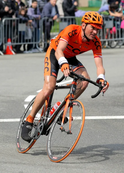 CCC Polsat Polkowice cyclist Bartlomiej Matysiak — Stock Photo, Image