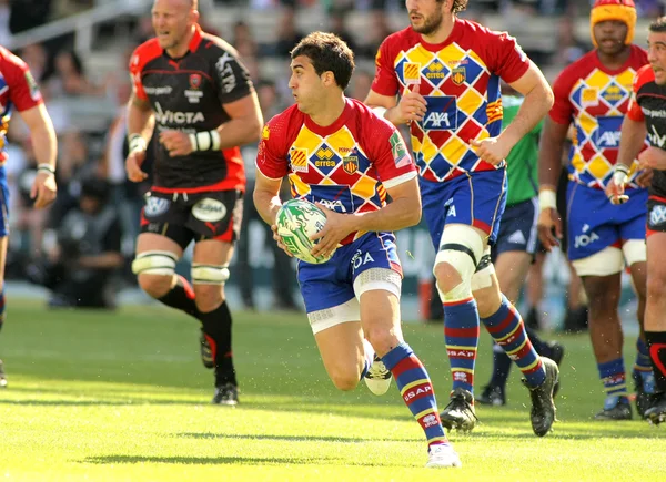 Perpignan 's fullback Porical — Fotografia de Stock