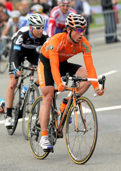 Euskaltel Euskadi ciclista spagnolo Alan Perez Lezaun — Foto Stock