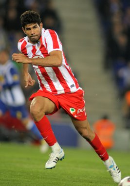 Diego Costa of Atletico Madrid clipart