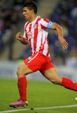 Kun Agüero of Atletico Madrid