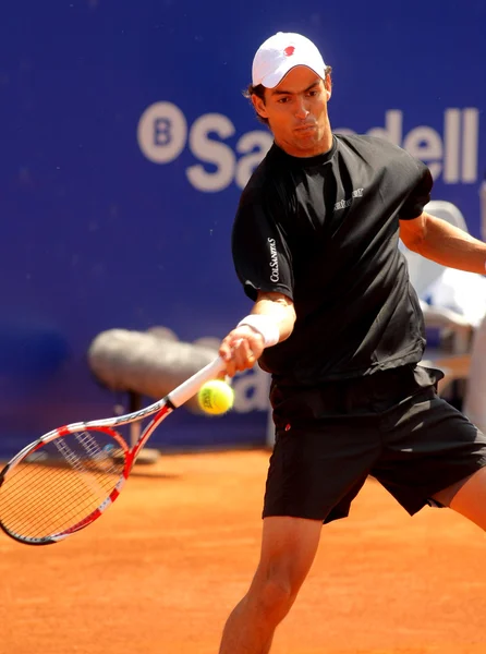 Colombianska tennis spelare santiago giraldo — Stockfoto