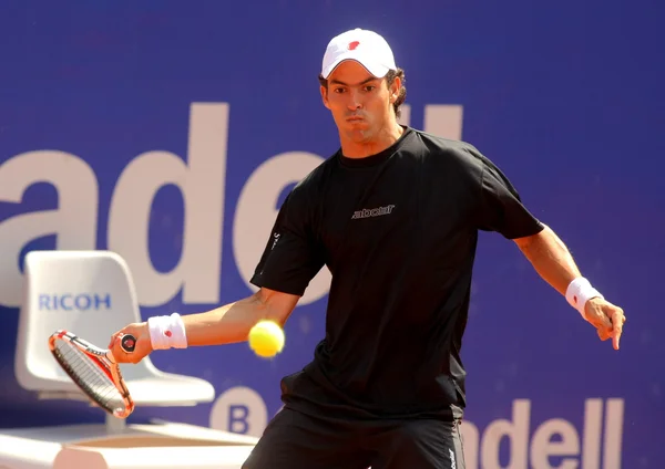 Kolumbianischer Tennisspieler santiago giraldo — Stockfoto