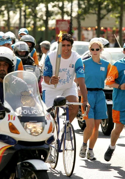 Ciclista spagnolo Miguel Indurain — Foto Stock