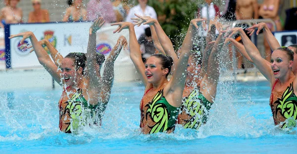USA synchro swimmers team — Stock Photo, Image