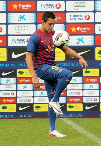 Chilijski piłkarz alexis sanchez — Zdjęcie stockowe