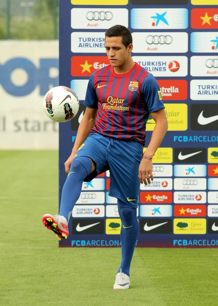 Chilean footballer Alexis Sanchez — Stock Photo, Image