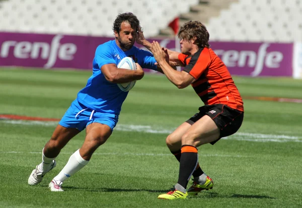 Rudolf Mernone of Italy drives the ball — Zdjęcie stockowe