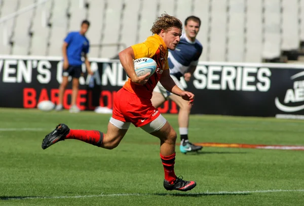 Tom Mitchell of England drives the ball — Stock Photo, Image