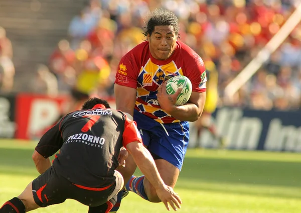 Perpignans Spieler henry tuilagi — Stockfoto