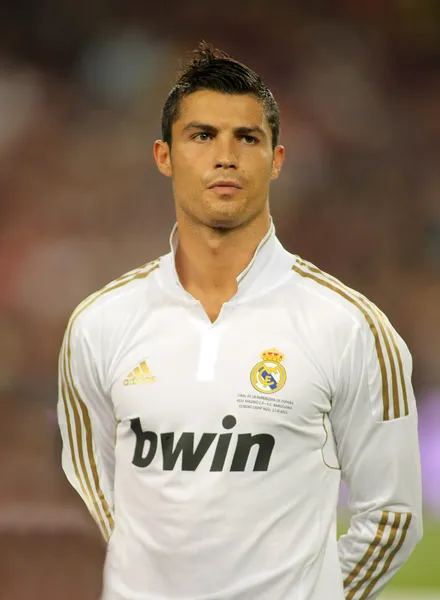 Cristiano Ronaldo von Real Madrid Stockbild