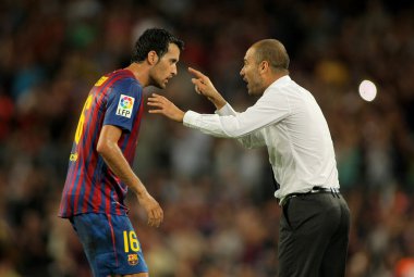 Guardiola eğitmen fc Barcelona