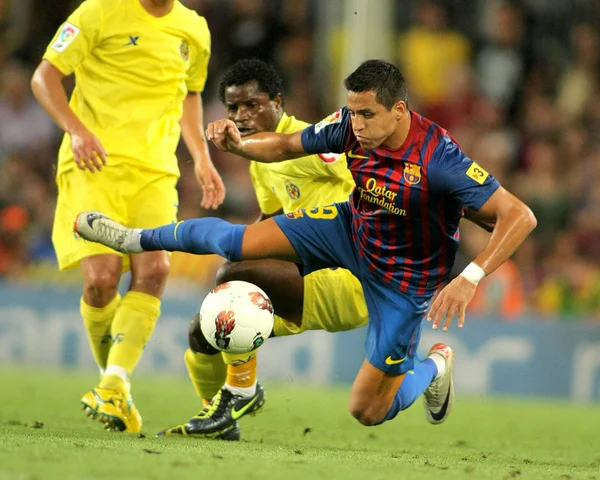 Alexis sanchez z fc barcelona — Zdjęcie stockowe