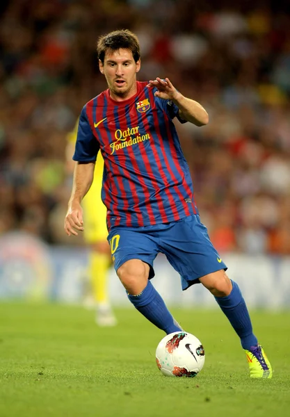 Leo messi vom FC Barcelona Stockbild