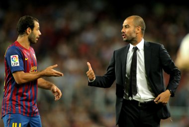 Guardiola eğitmen fc Barcelona