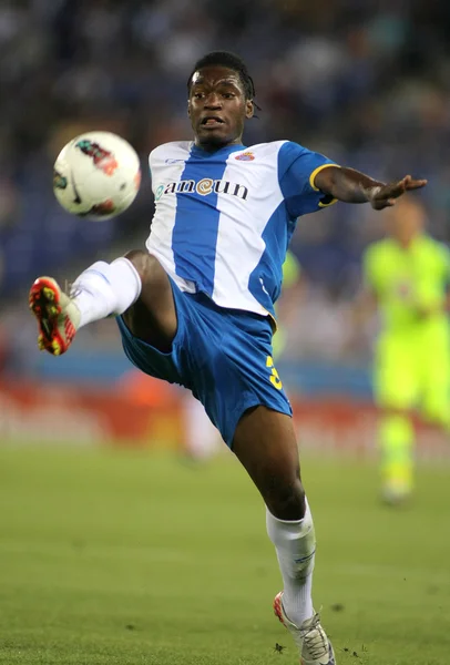 Thievy bifouma z rcd espanyol — Zdjęcie stockowe