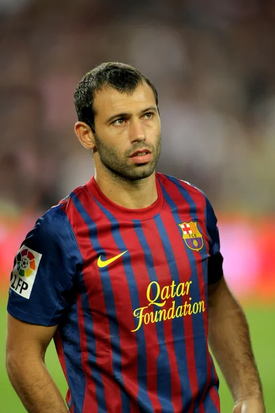 Javier Mascherano del FC Barcelona — Foto Stock