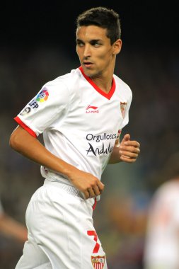 Jesus Navas of Sevilla FC clipart