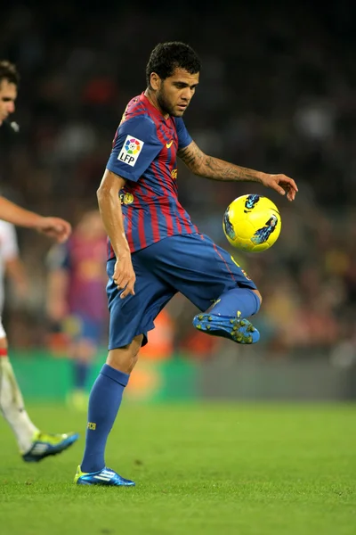 Daniel Alves of FC Barcelona — Stock Photo, Image