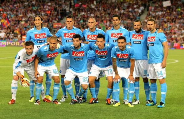 Joan gamper kupa önce poz ssc napoli team