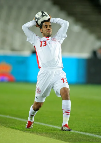Jogador tunisiano Wissem Ben Yahia — Fotografia de Stock